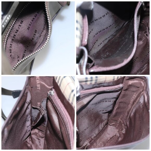 BURBERRY Shoulder Bag Nylon Khaki Auth ti2863 - Picture 16 of 16